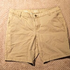 Women's Size 14 Twill Bermuda Shorts